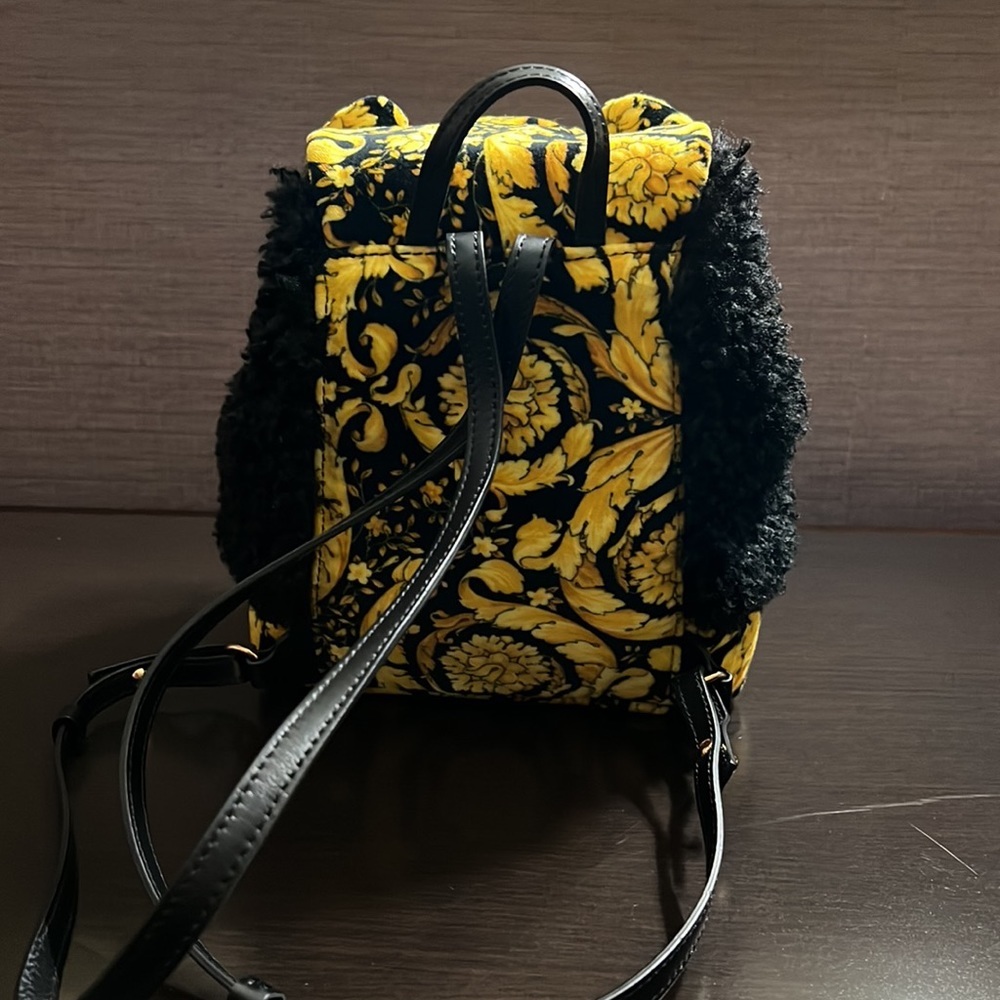 SALE!!! Versace Barocco logo monogram mini teddy bear backpack NEW - Picture 6 of 9